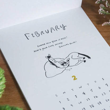 「HAVE A WONDERFUL YEAR」2026月曆