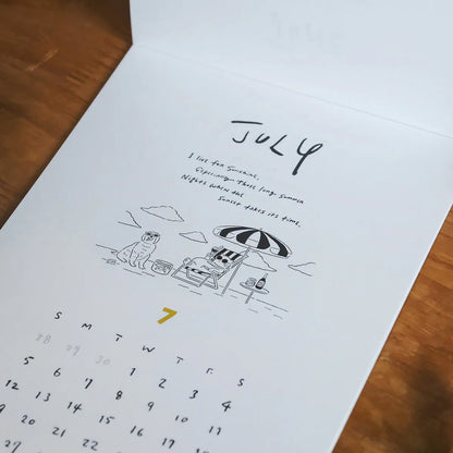 「HAVE A WONDERFUL YEAR」2026月曆