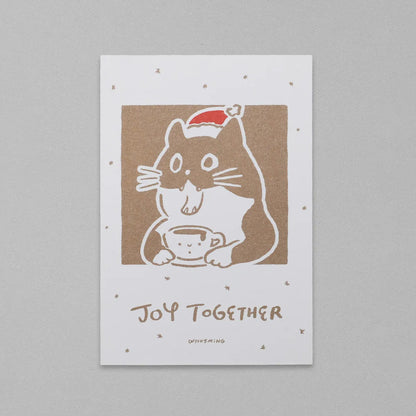 「JOY TOGETHER」耶誕賀卡