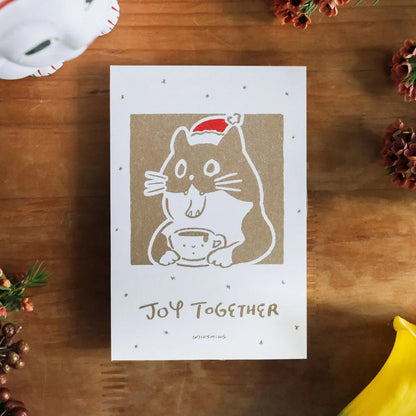 「JOY TOGETHER」耶誕賀卡