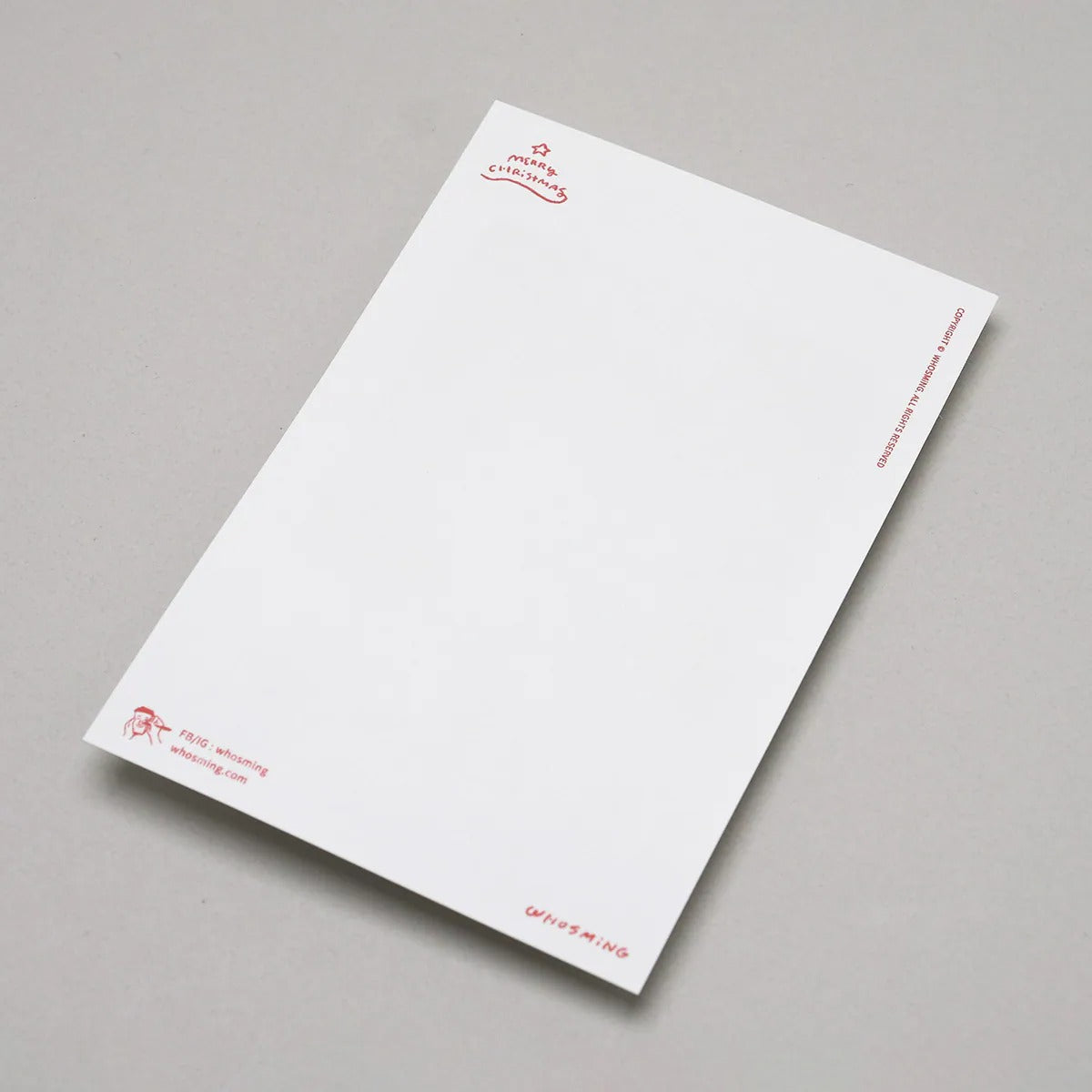 「JOY TOGETHER」耶誕賀卡