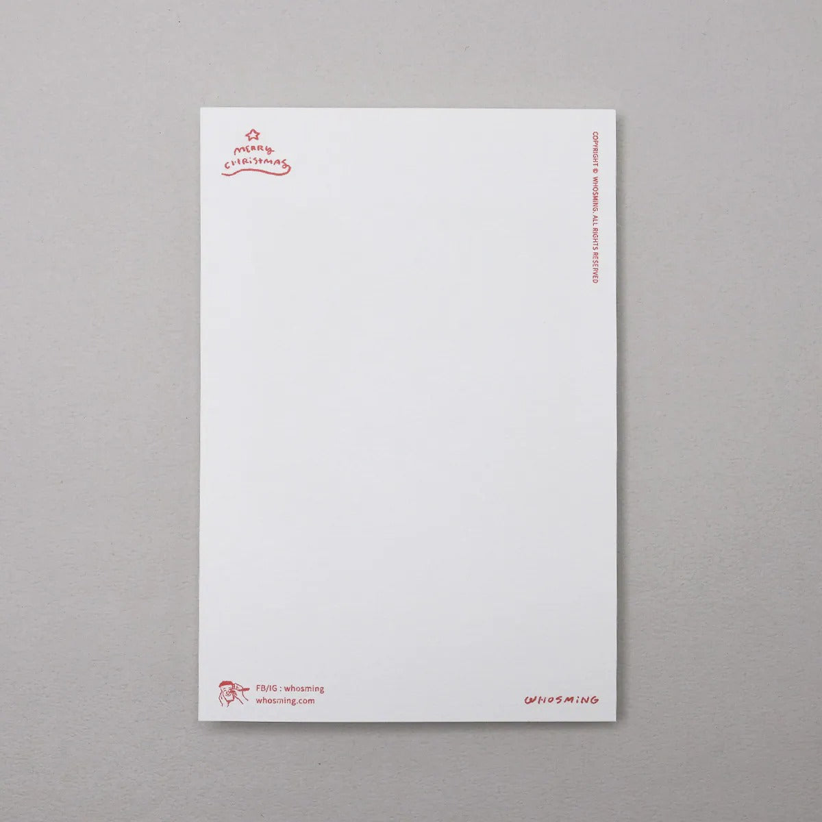 「JOY TOGETHER」耶誕賀卡