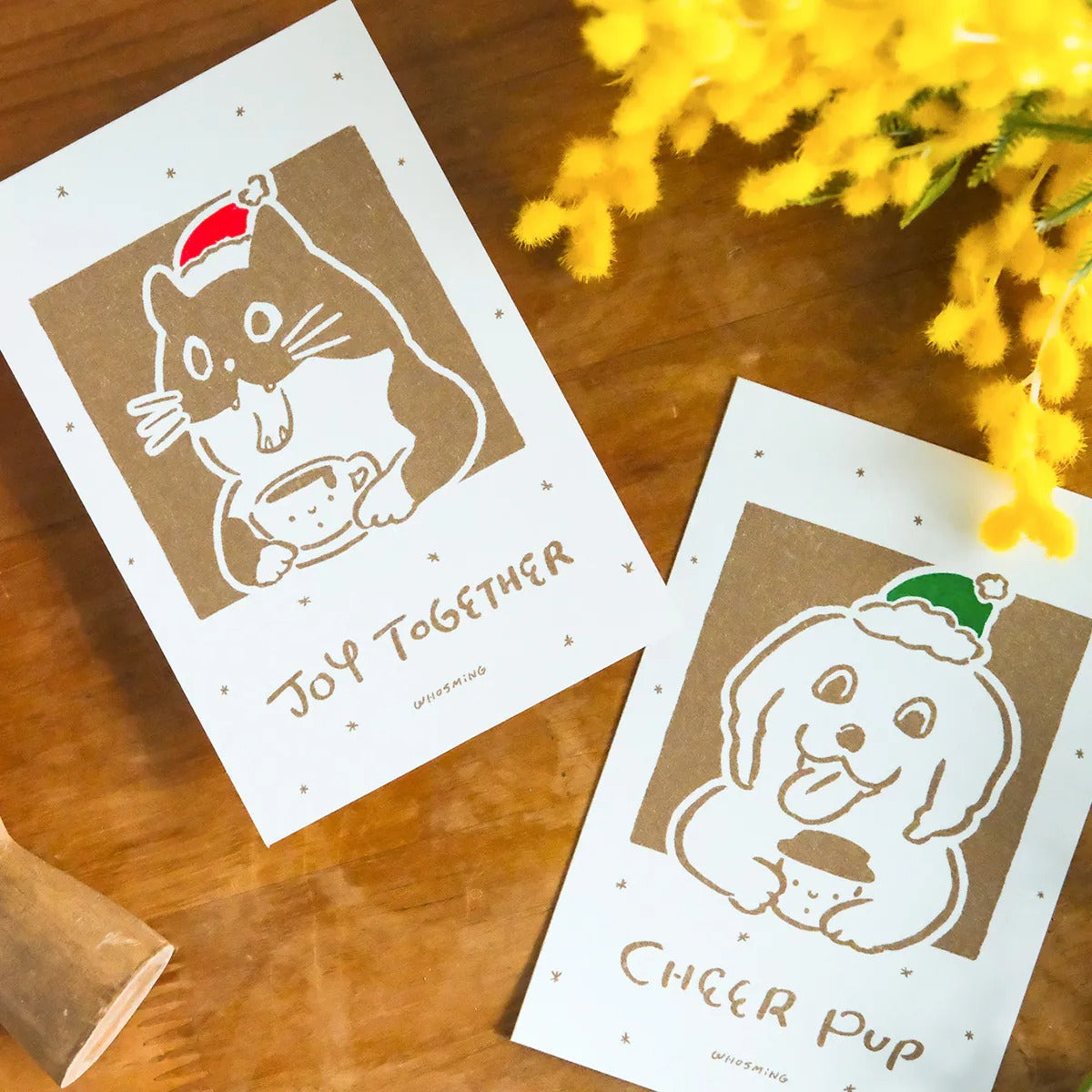 「JOY TOGETHER」耶誕賀卡