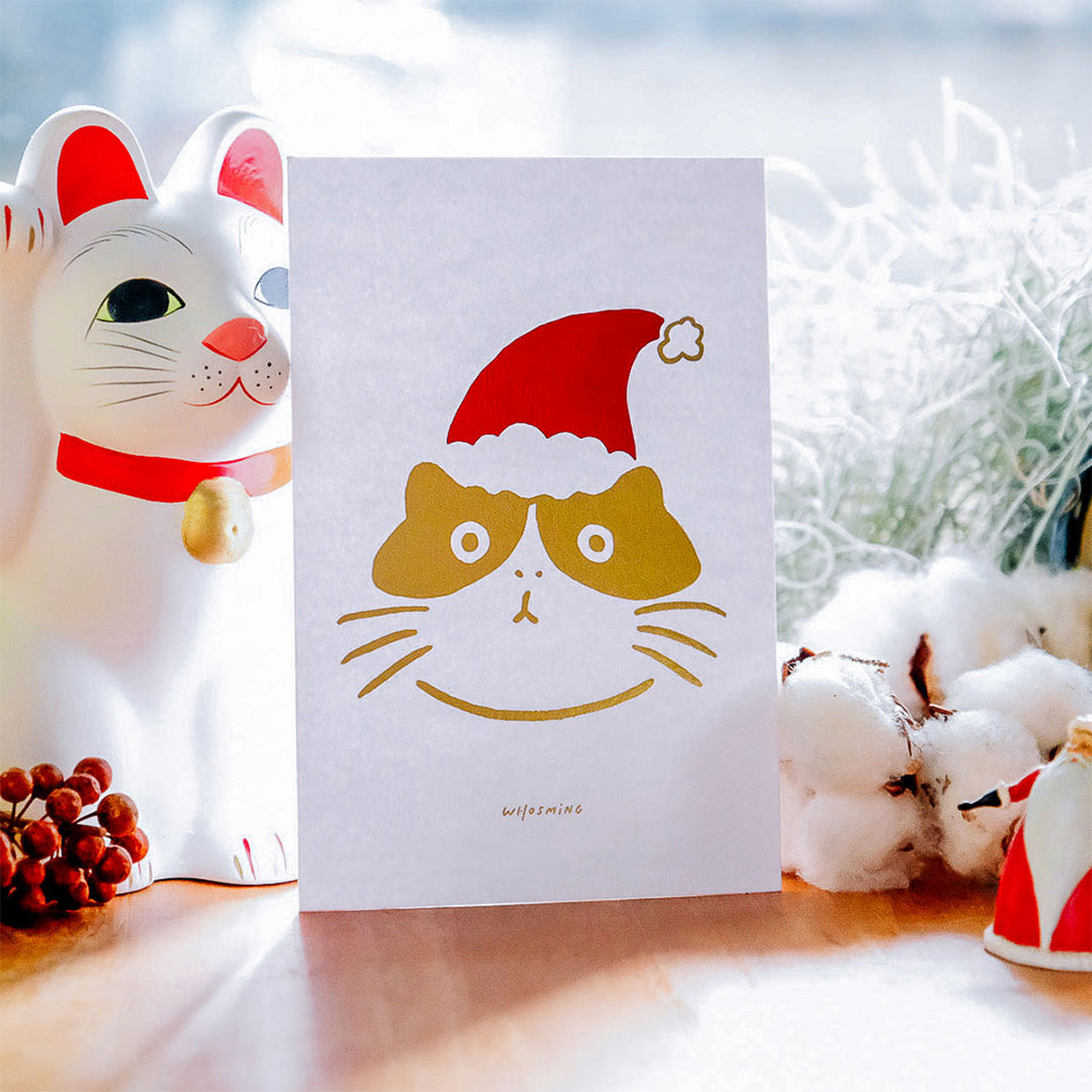 「 XMAS CAT」聖誕賀卡