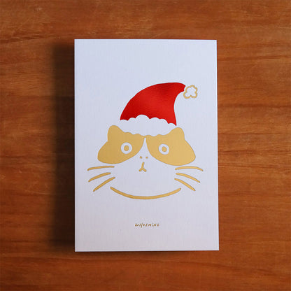 「 XMAS CAT」聖誕賀卡