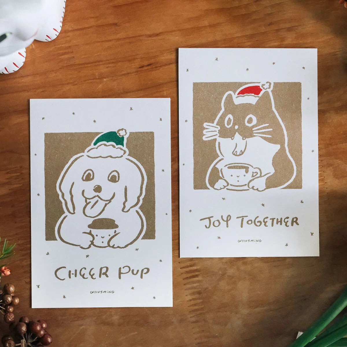 「CHEER PUP」耶誕賀卡