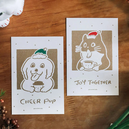 「CHEER PUP」耶誕賀卡