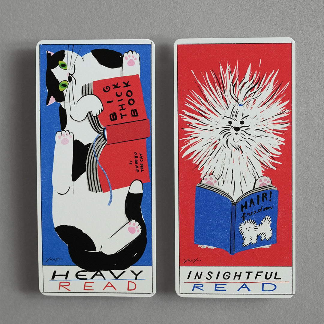 【店主漫遊選物】韓國插畫家Yeji Yun書籤（Insightful Read & Heavy Read)