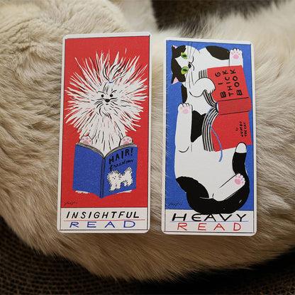 【店主漫遊選物】韓國插畫家Yeji Yun書籤（Insightful Read & Heavy Read)