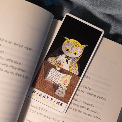 【店主漫遊選物】韓國插畫家Yeji Yun書籤（day and night)